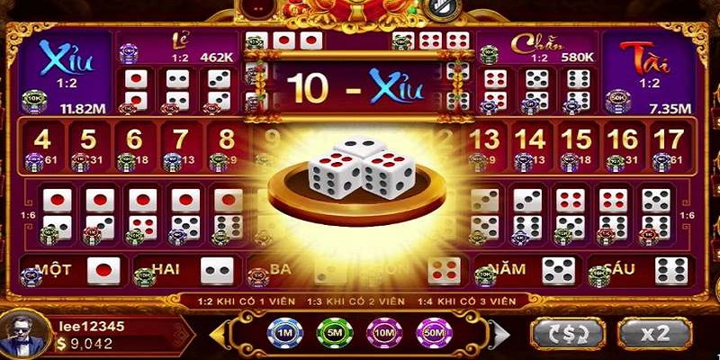 Lắc xúc xắc và công bố kết quả